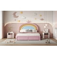 thumbnail image 4 of Luxury Velvet Mattress & Storage - Rainbow Bed Feature|77.5"L X 55.5"W X 47"H, 4 of 11