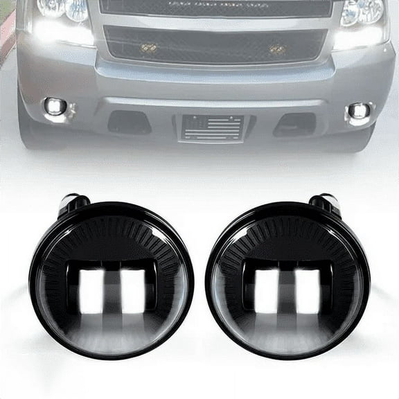 Kojem LED Fog Lights for 2007-2019 Chevrolet Silverado Avalanche Suburban Tahoe GMC Yukon Acadia Canyon Pontiac G8 G6 Ford Mustang Explorer Escape Hybrid  Bumper Lamp Driver and Passenger side