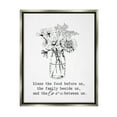 thumbnail image 2 of Stupell Industries Rustic Jar Bouquet Casual Uplifting Family Quote Graphic Art Luster Gray Floating Framed Canvas Print Wall Art, Design by Lettered and Lined, 2 of 5
