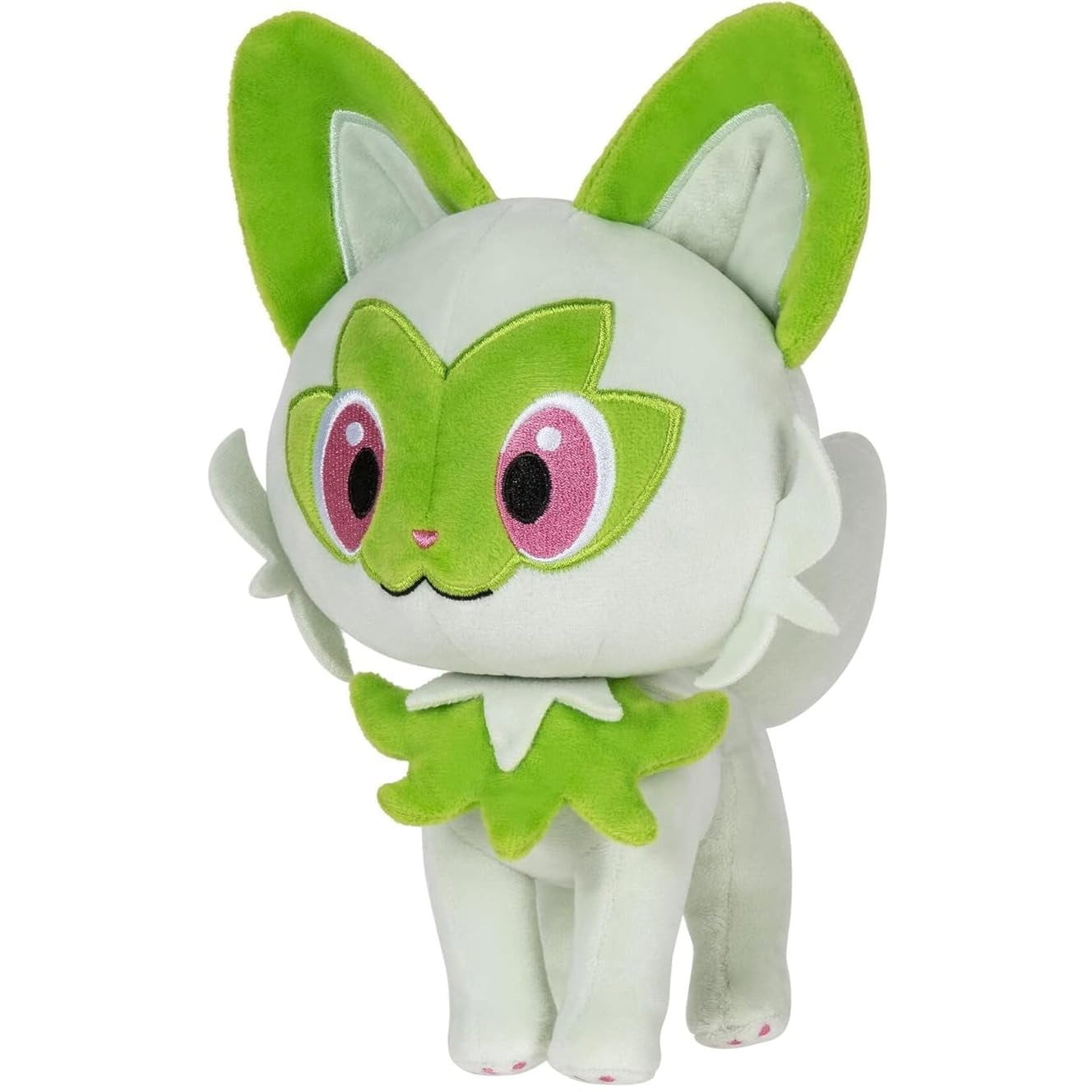 Pokemon Sprigatitio Plush - 8-Inch Soft Plush with Authentic Details