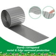 thumbnail image 4 of Metal Landscape Garden Edging Border, 6 Inch x 20 FT Corrugated Metal Edging for Landscaping, Sturdy Steel Lawn Edging for DIY Flower Bed Edging Tree Fence Yard Pathway, 4 of 6
