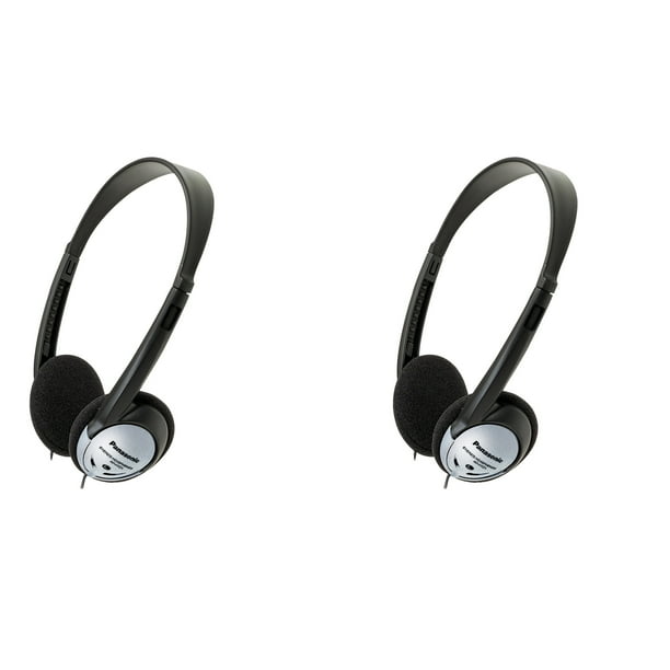 2 Pack Panasonic RP-HT21 Lightweight Headphones With XBS - Walmart.com