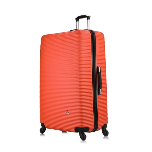 InUSA Royal 32" Hardside Lightweight Luggage with Spinner Wheels, Handle, and Trolley, Orange