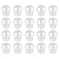 thumbnail image 2 of 20 vasos desechables transparentes para cupcakes, gelatina, mousse y ensalada con tapas, 2 of 7