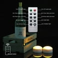 thumbnail image 4 of Halloween LED Pumpkin Lights Battery Operated - Orange Pumpkin Lights with Timer and Remote Halloween Decor - Halloween Jack-O-Lantern Decoration Outdoor - Flameless Pumpkin Candles 2-pack, 4 of 7