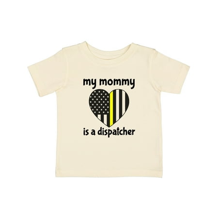 

Inktastic Dispatcher Mom Emergency Gold Line Flag Gift Baby Boy or Baby Girl T-Shirt