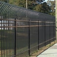 thumbnail image 3 of ALEKO Garden Yard Steel Fence Kit 8 Panels 64 feet Curved Top Style Black, 3 of 13