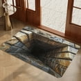 thumbnail image 6 of ToyKingdee Front Door Mat, 3D Optical Illusion All-Weather Doormat, Optical Illusion Rug Ground Crack Illusion Rug 3D Rugs, Patio Porch Entryway Mat, 6 of 6