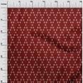 thumbnail image 3 of oneOone Cotton Silk Maroon Fabric Argyle Fabric For Sewing Printed Craft Fabric By The Yard 42 Inch Wide, 3 of 4