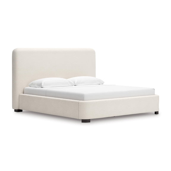 Signature Design by Ashley Brandinlane Beige King Upholstered Bed