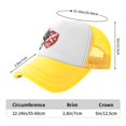thumbnail image 5 of Casquettes de Camionneur DC Defenders Jaunes Taille Unique Ajustable Snapback, 5 of 5