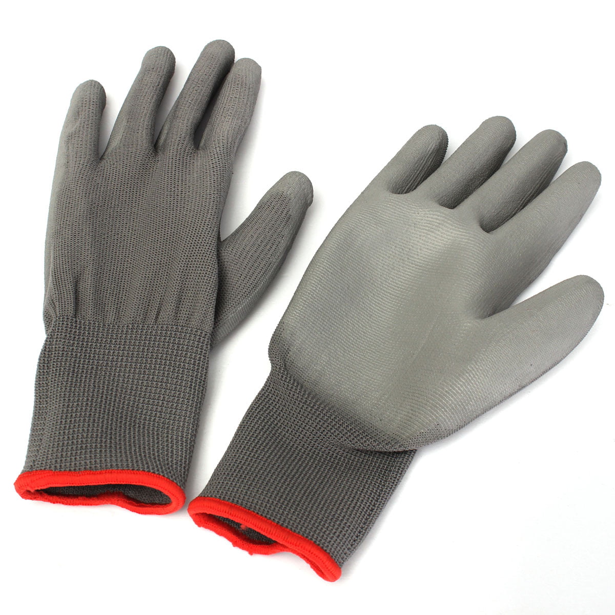 PU Palm Coated Precision Protective Anti Static Work Gloves S M L Multi Purpose 