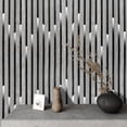 thumbnail image 1 of 3D Stripe Faux Grille self-Adhesive PVC Background Wallpaper,Peel & Stick Removable Background Wall Stickers for Living Room Bedroom Decoration, 1 of 8