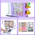 thumbnail image 4 of Juego de juguetes Pretend Play para caja registradora CYYSFIVQZ, morado, 46 piezas, 4 of 7