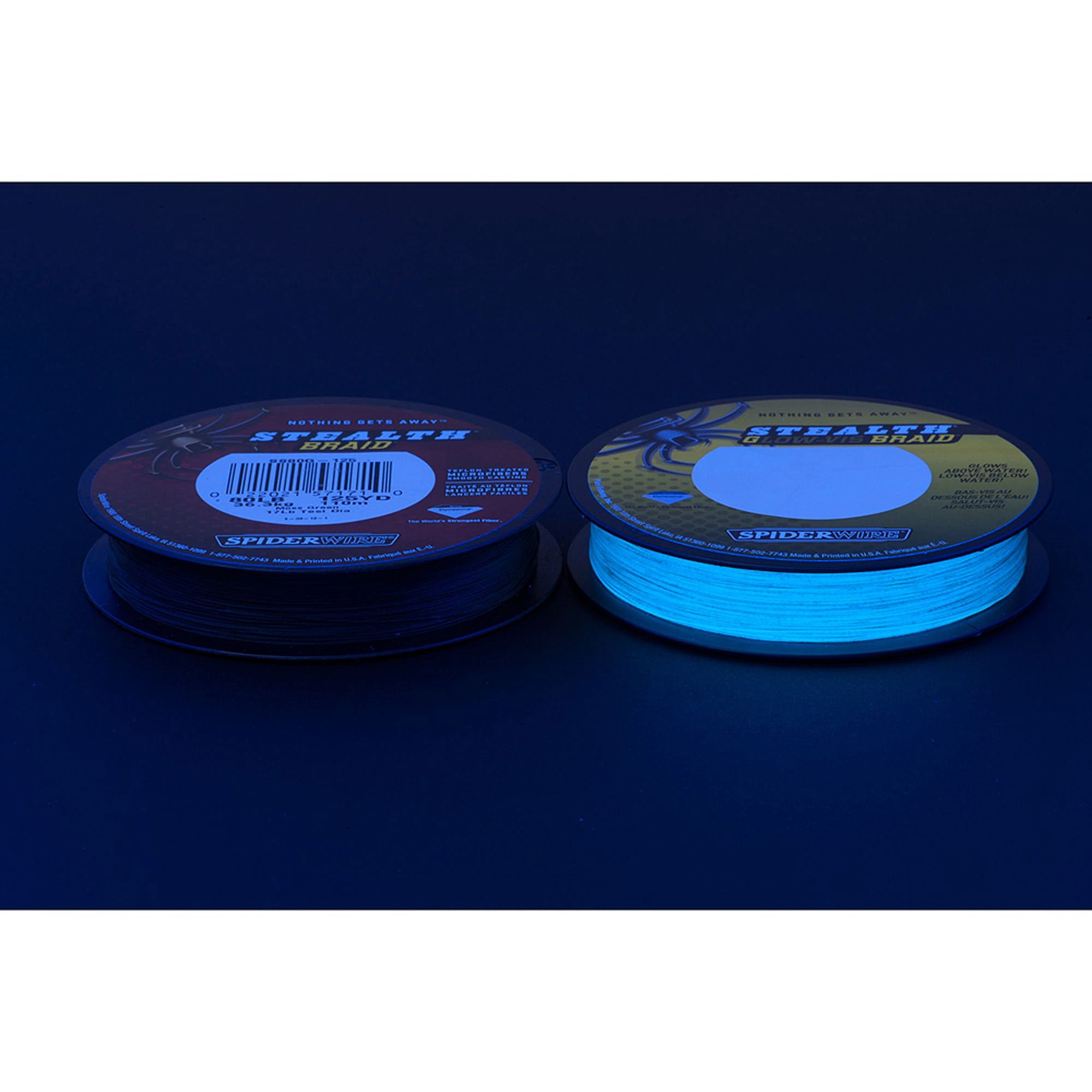 SpiderWire Stealth Glow-Vis Braid Fishing Line 