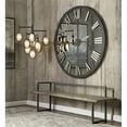 thumbnail image 3 of Bowery Hill Contemporary Large Metal Bronze Wall Clock, 3 of 3