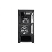 LIAN LI LANCOOL 216 X Black Steel / Tempered Glass ATX Mid Tower Computer Case ,2x 16 cm PWM Fans Included (Non RGB ) ----LANCOOL 216X