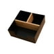 thumbnail image 5 of Organizador de bolsitas de té, caja de té con compartimentos, caja de almacenamiento multiusos para armario Negro, 5 of 9