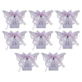 thumbnail image 2 of 8 cajas de regalo con forma de mariposa, ligeras y prácticas, para hacer tú mismo. Violeta claro, 2 of 7