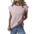 thumbnail image 1 of AJZIOJIRO T-Shirt d'Été Décontracté en Coton pour Femmes Manches Courtes Slim P-2TG, 1 of 9