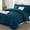 A4-Lyons Blue, variant on Queen Size Comforter Set Oatmeal Bed in a Bag ,7 Pieces Luxury Soft All Seasons Bedding Set,with Comforter Sheets Pillowcases Shams