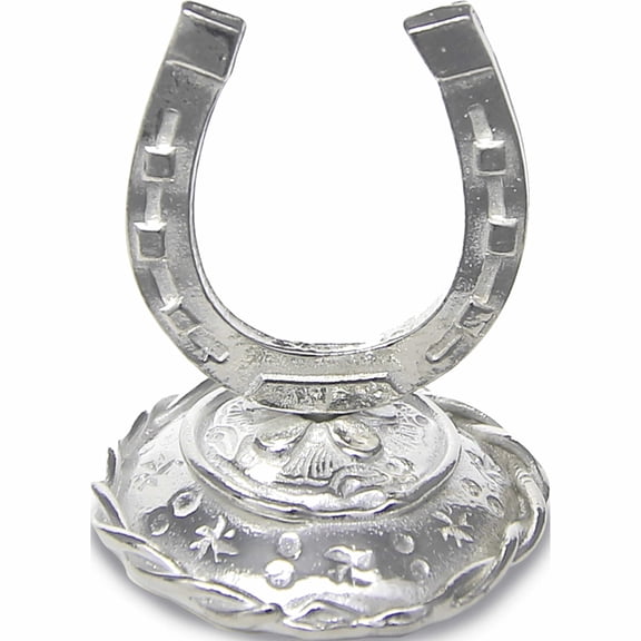 Fashion Pewter Lucky Horseshoe Ring Holder (1.5 X 1.75) Made In United States -Jewelry By Sweet Pea