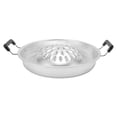 thumbnail image 2 of BBQ Grill Pan, Thai Style Aluminum Cooking Pan Even Heating Hot Pot with Handle Multifunction Grill Topper Camping BBQ Pan for Indoor Outdoor BBQs Cooking, 2 of 7