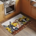 thumbnail image 4 of 2x3 Washable Entryway Rug, Farm Non-Slip Area Rug for Front Door Kitchen Bathroom, Vintage Farmhouse Donkey Pig Cow Sunflower Leaf Wood Fence Indoor Floor Mat for Home Decor, 4 of 9