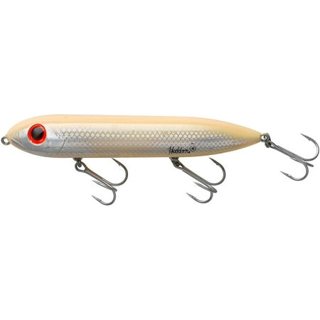 UPC: 0025436019914 | Heddon Super Spook Topwater Bone Silver 5 7/8 oz.