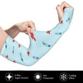 thumbnail image 2 of Zufioo Syringe And Red Cross Pattern Ice Silk Arm Sleeves, Non-slip and UV-resistant Sleeves, Suitable for Sports and Outdoor Activities, Unisex, 2 of 7