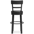 thumbnail image 6 of Signature Design by Ashley Valebeck Collection Swivel Bar Stools, Black, 6 of 9