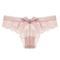 thumbnail image 1 of Gibobby Braguitas Slim Fit Bragas transparentes de cintura con de de encaje para mujer(Rosa， M), 1 of 3