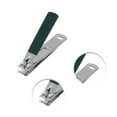 thumbnail image 3 of Unique Bargains 4 Pcs Round Tail Nail Clippers Set Toenail Clippers Green, 3 of 6