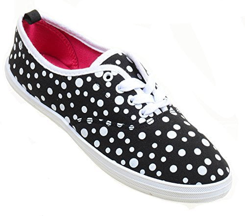 women's polka dot sneakers
