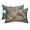 Green, Teal, Copper, Sage, variant on Chaise Lounge Headrest Pillow 1 Pack, Brown Green Copper Rust Waterproof Chair Pillows with Insert & Adjustable Elastic Strap for Beach Recliner, Vintage Industrial Mottled Abstract Outdoor Pillow