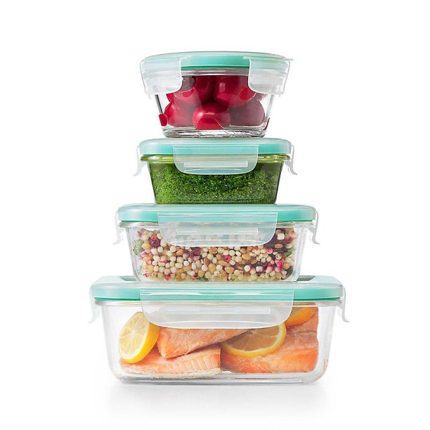 OXO Good Grips Smart Seal 12Piece Container Set in Clear/Blue