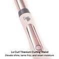 thumbnail image 5 of L'ange Hair Le Curl 1" Titanium Curling Wand | All Hair Types | Clip Free Barrel | Versatile Waves, 5 of 9