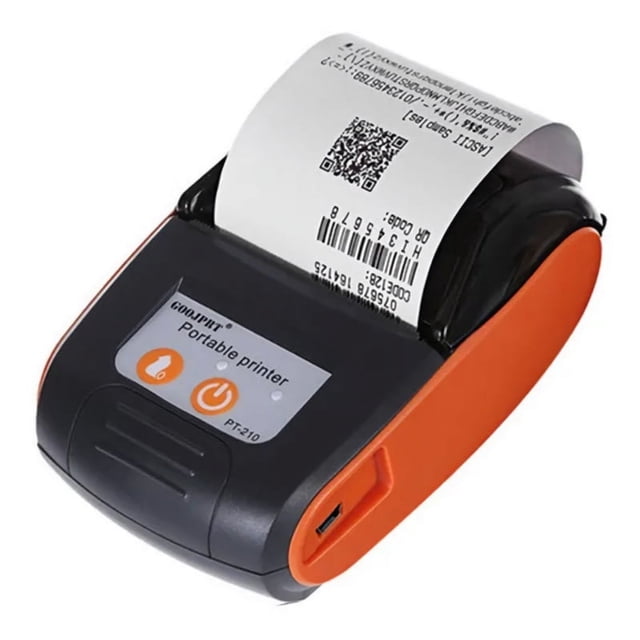 Impresora térmica portátil Mini 58mm USB Bluetooth PT-210