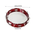 thumbnail image 3 of IMENGL 10 Inch Hand Held Tambourine Double Tambourine Drum Set Percussion Instrument Musical Educational Toy Instrument Baby Musical Instruments,Baby Puzzles with Music,Birthday Favors for Kids Part, 3 of 7