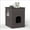 Brown, variant on Wooden Pet House Cat Litter Box Enclosure with Drawer, Side Table, Indoor Pet Crate, Cat Home Nightstand (Brown)
