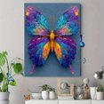 thumbnail image 4 of Neon Abstract Butterfly Canvas Nature Art Bedroom Living Room Home Wall Decor Poster Print, 4 of 8