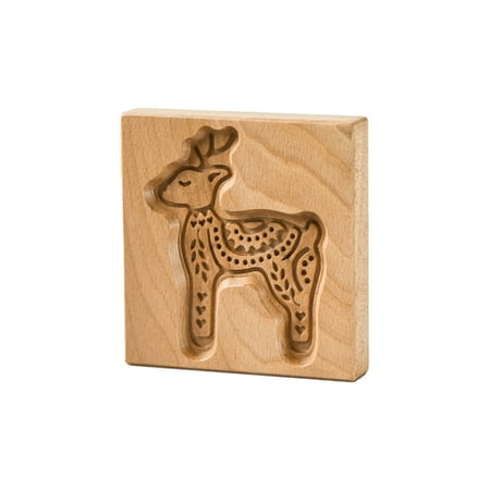 

Reindeer Biscuit Mold Press Mooncake Press for Baking Decoration