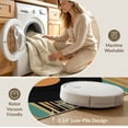 thumbnail image 5 of ODIKA 3'x5' Washable Accent Rug Pet Friendly, Non-Shedding Mat Record Retro Turntable Sound Wave Stripe Music Note Concentric Vinyl Flowing for Bedside, Nursery Room, 5 of 7
