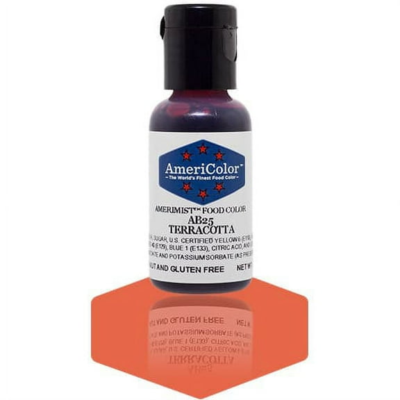 AmeriColor AmeriMist Super Terracotta, .65 Ounce, Airbrush Food Color