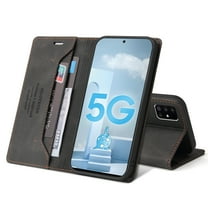 For Samsung Galaxy A71 5G Wallet Phone Case,Durable Leather Magnetic Flip Folio Case with Card Slots RFID Blocking Kickstand Protective Cover For Samsung Galaxy A71 5G,Black