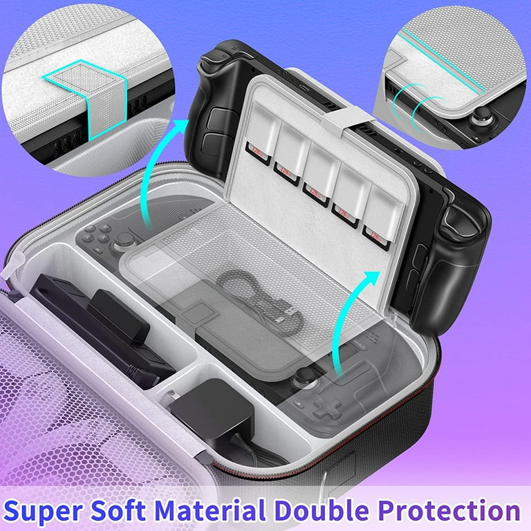 Mooroer Steam Deck Carrying Case, for Steam Deck Console