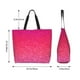 thumbnail image 5 of Balery Light Purple Glitter Bolsa Tote Estilo Estético con Cremalleras, Bolsa de Hombro, Bolsa de Compras Grande y Plegable, 5 of 8