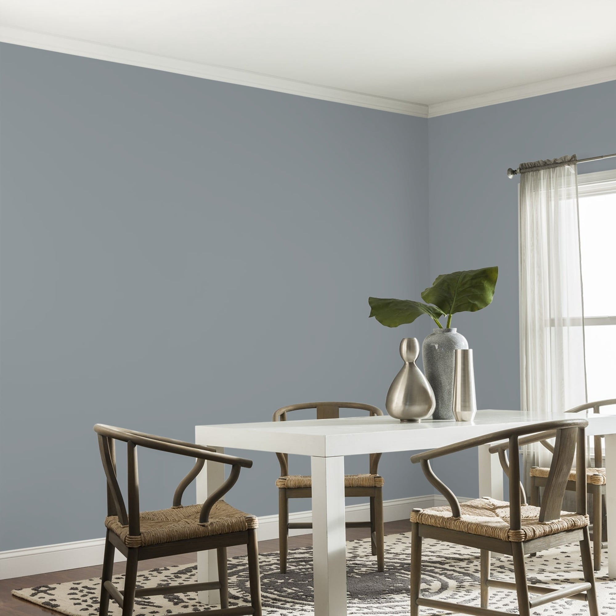 Glidden High Endurance Plus Steeple Gray Eggshell Interior Paint and Primer, 1 Quart