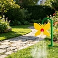 thumbnail image 4 of Sunflower Butterfly Sprinkler Rotating Sprayer Children's Water Play Garden Irrigation Oscillating Flower, 4 of 9