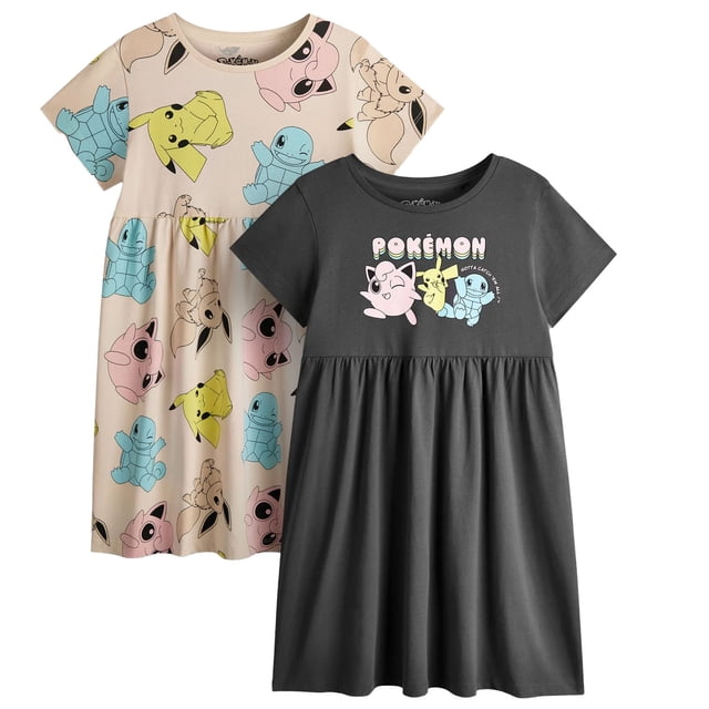 Pokemon Robe de Personnage pour Filles (Lot de 2)